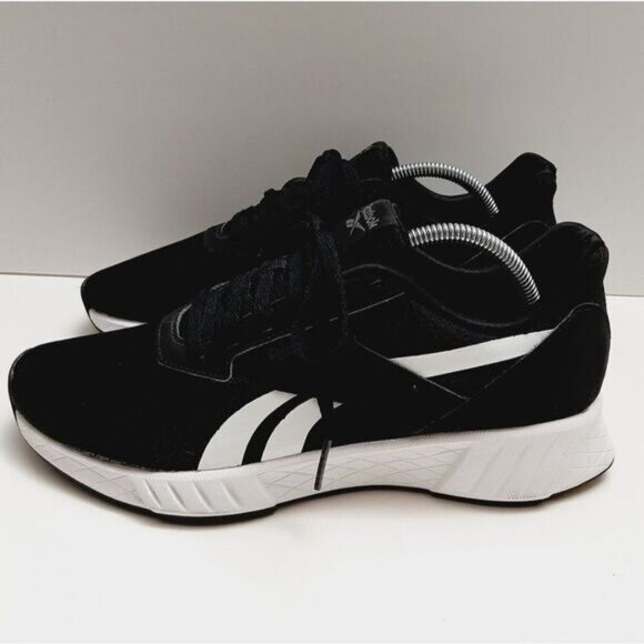 REEBOK / Athletic Running Shoes B&W Mesh Runners GW8702 Sz 8 - Picture 8 of 16